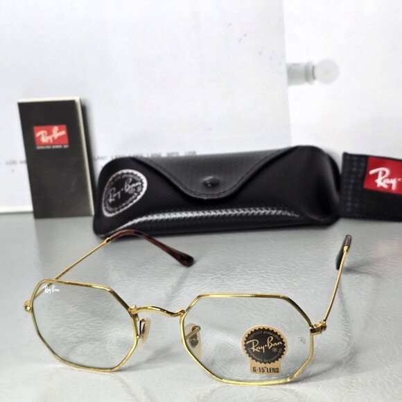 Ray-Ban RB3556 Octagonal Sunglasses - Picture 1 of 5